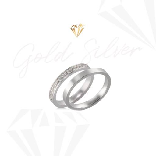 Aliança em Prata por Gold & Silver - Jóias/ Ótica / Semi Jóias 