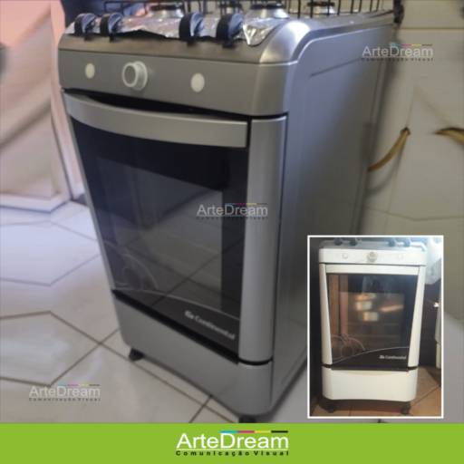 Envelopamento de fogão em Bauru por ArteDream Comunicação Visual