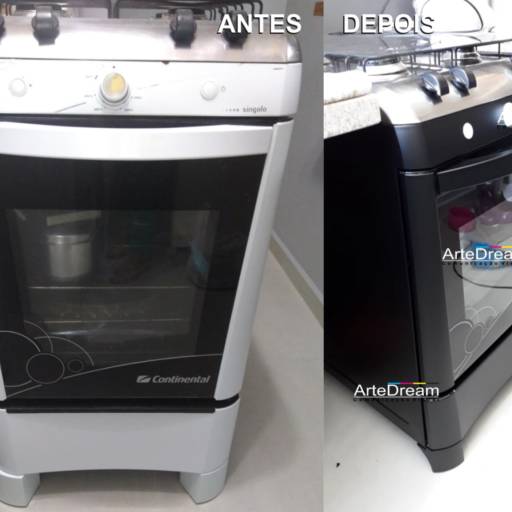 Envelopamento de fogão em Bauru por ArteDream Comunicação Visual