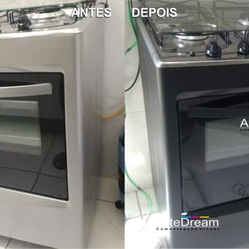 Envelopamento de fogão em Bauru por ArteDream Comunicação Visual