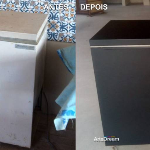 Envelopamento de freezer em Bauru por ArteDream Comunicação Visual