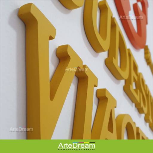 Letreiro de PVC em Bauru por ArteDream Comunicação Visual