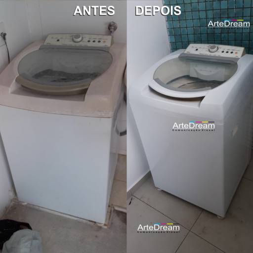 Comprar o produto de Envelopamento de máquina de lavar em Bauru em Envelopes pela empresa ArteDream Comunicação Visual em Bauru, SP por Solutudo