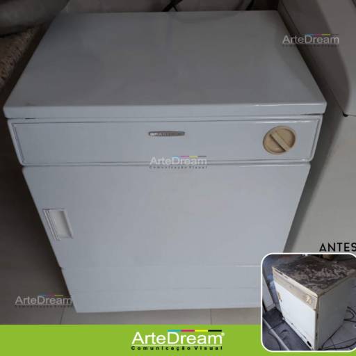 Envelopamento de maquina de lava louças em Bauru por ArteDream Comunicação Visual