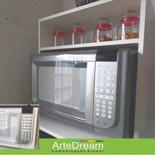 Envelopamento de Microondas em Bauru por ArteDream Comunicação Visual