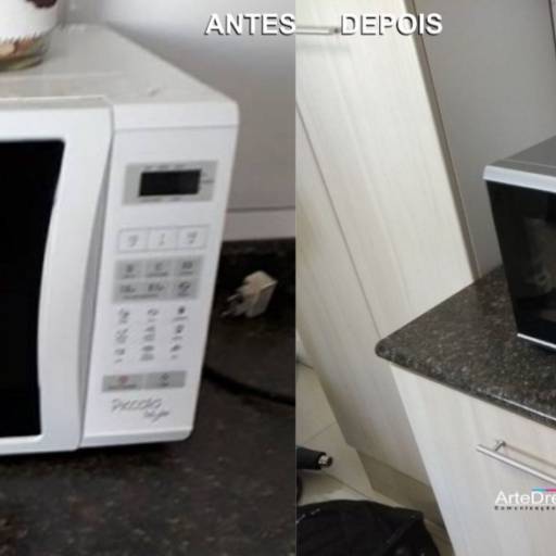 Envelopamento de Microondas em Bauru por ArteDream Comunicação Visual