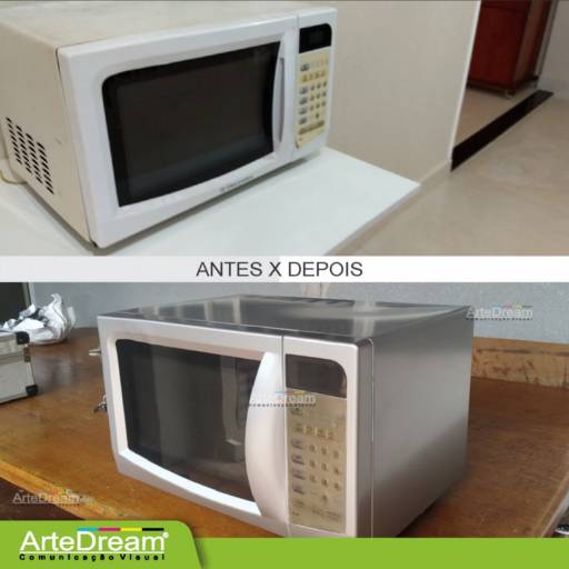 Envelopamento de Microondas em Bauru por ArteDream Comunicação Visual