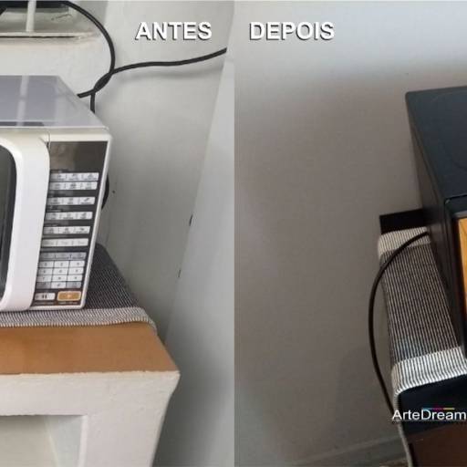 Envelopamento de Microondas em Bauru por ArteDream Comunicação Visual