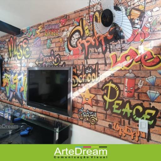 Adesivo de parede e papel de parede auto colante em Bauru por ArteDream Comunicação Visual
