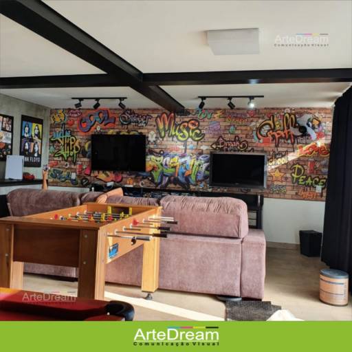 Adesivo de parede e papel de parede auto colante em Bauru por ArteDream Comunicação Visual