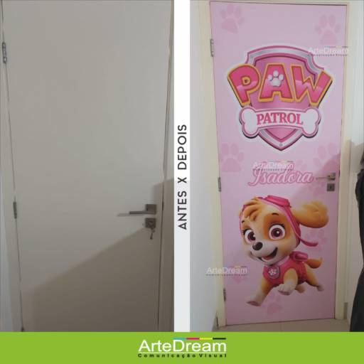 Adesivo em portas e blindex:  jateado, chapado, perfurado e cores em Bauru por ArteDream Comunicação Visual
