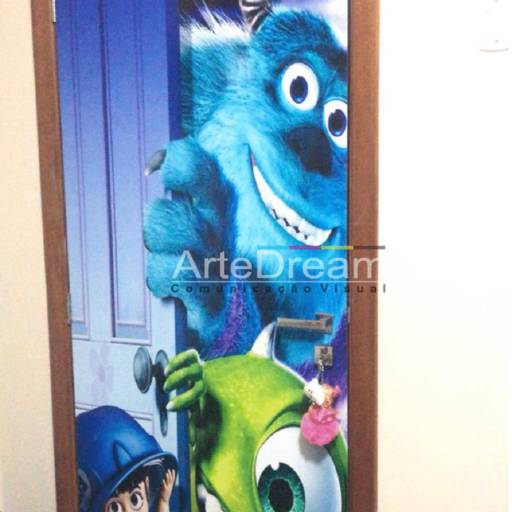 Adesivo em portas e blindex:  jateado, chapado, perfurado e cores em Bauru por ArteDream Comunicação Visual