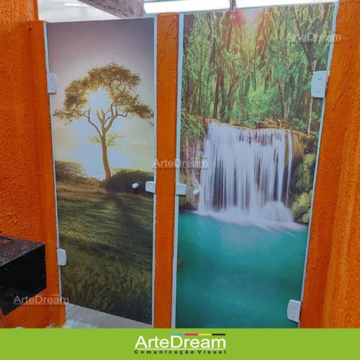 Adesivo em portas e blindex:  jateado, chapado, perfurado e cores em Bauru por ArteDream Comunicação Visual