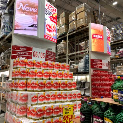 Painel de LED para Supermercados e Atacados por LedWave
