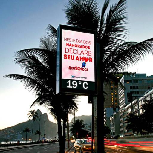 Painel de LED publicitário por LedWave