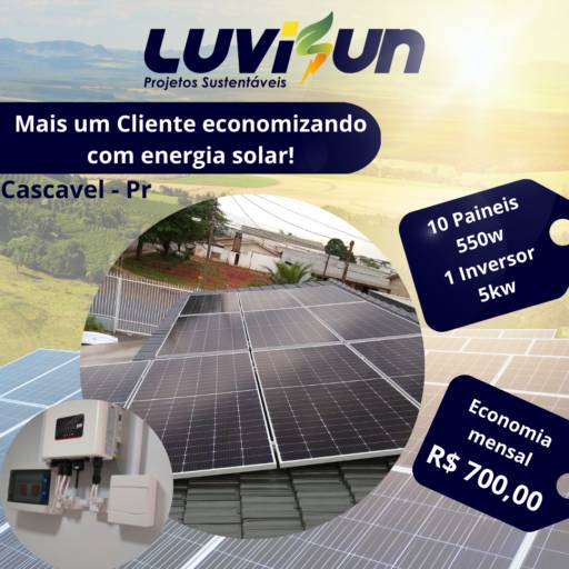 Energia Solar​ em Cascavel, PR