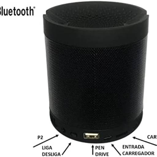 Caixa De Som Bluetooth Receptor Caixinha Wireless Mp3 Usb Q3 em Bauru por PapelCel Assistência Técnica e Papelaria 