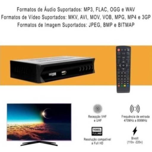 Conversor digital para tv - Set top box em Bauru por PapelCel Assistência Técnica e Papelaria 