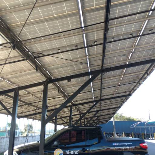 Instalação de carport solar