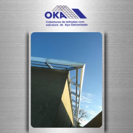 Comprar o produto de Beiral de Estrutura de Aço Galvanizado em Estruturas Metálicas pela empresa OKA - Inovação em Coberturas em Itapetininga, SP por Solutudo