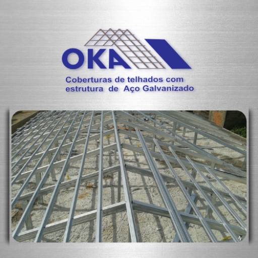 Comprar o produto de Residência com Beira - Telha Cerâmica  em Estruturas Metálicas pela empresa OKA - Inovação em Coberturas em Itapetininga, SP por Solutudo
