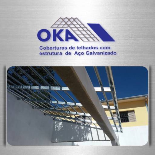 Comprar o produto de Cobertura de Edícula - Vila Barth em Estruturas Metálicas pela empresa OKA - Inovação em Coberturas em Itapetininga, SP por Solutudo