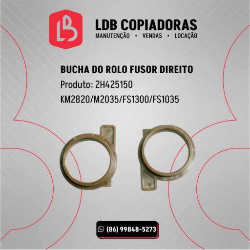 Bucha do rolo fusor direito