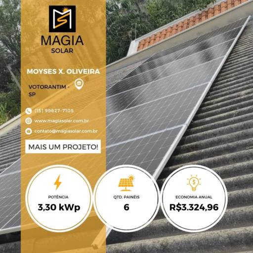 Comprar o produto de Empresa de Energia Solar em Energia Solar pela empresa Magia Solar em Votorantim, SP por Solutudo