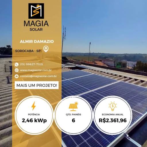 Comprar o produto de Empresa de Instalação de Energia Solar em Energia Solar pela empresa Magia Solar em Votorantim, SP por Solutudo