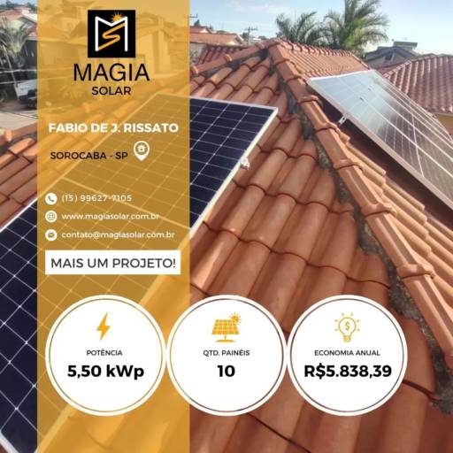 Comprar o produto de Energia Solar Off Grid em Energia Solar pela empresa Magia Solar em Votorantim, SP por Solutudo