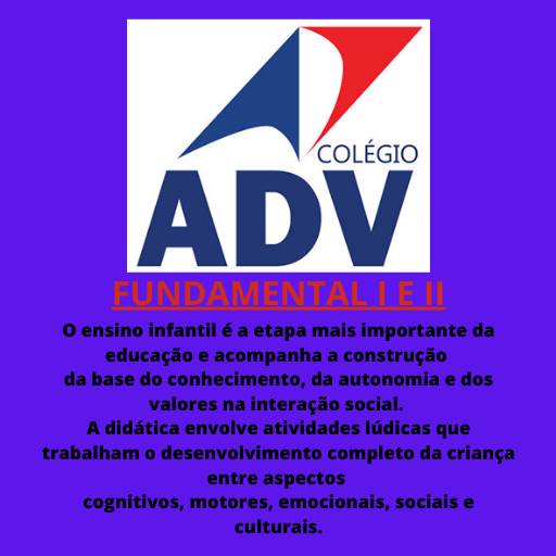 Comprar o produto de Fundamental I e II em Cursinhos Pré-Vestibulares pela empresa Colégio ADV em Botucatu, SP por Solutudo