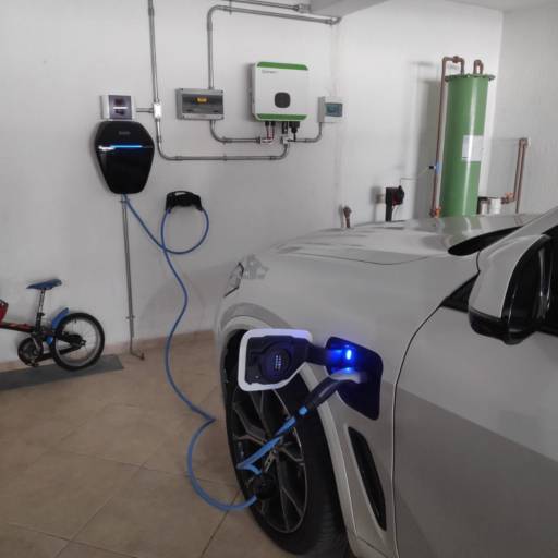 Carregador de veículo elétrico por Tecnoluz Energia Solar