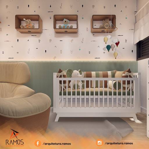 Projeto para Quarto de bebê por Ramos - Arquitetura & Construções