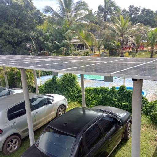 Instalação de carport solar