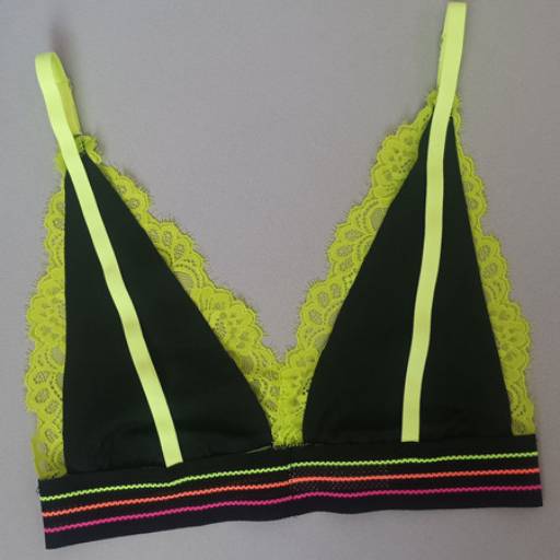 Top Beta Amarelo Neon em Bauru por SIQX Handmade Lingerie