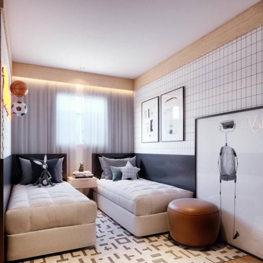 Projeto para Quarto por Nicole Zonta Arquitetura