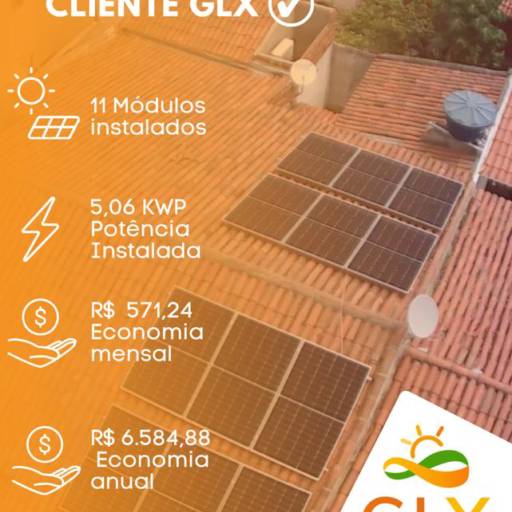 Comprar o produto de Empresa Especializada em Energia Solar em Energia Solar pela empresa GLX Soluções Energéticas em Petrolina, PE por Solutudo