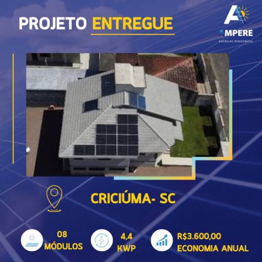 Energia Solar​ em Criciúma, SC