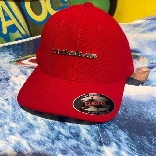 Boné Quilksilver original - Vermelho Basic  por Vivendo Surf Shop