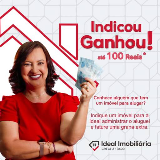 Comprar o produto de Indicou ganhou!  em Imóveis pela empresa Ideal Imobiliária em Mineiros, GO por Solutudo