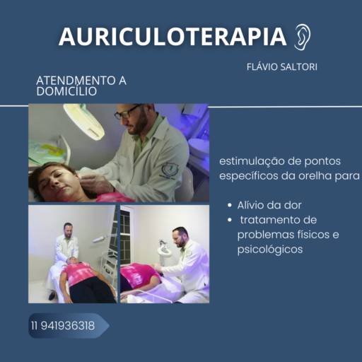 Auriculoterapia a domicílio por Flávio Saltori - Auriculoterapia e Barras de Access
