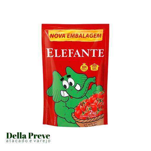 Extrato de Tomate Elefante 2kg por Comercial Della Preve