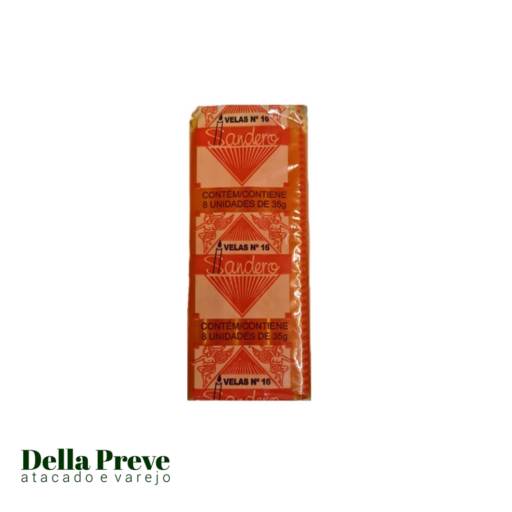 Comprar o produto de Vela laranja  em Velas Decorativas pela empresa Comercial Della Preve em Foz do Iguaçu, PR por Solutudo