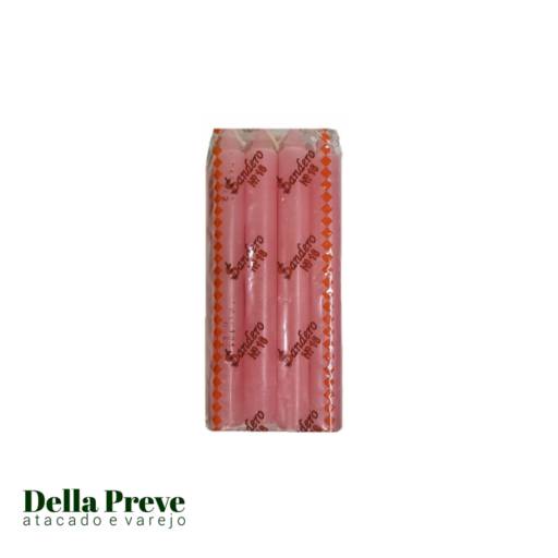 Comprar o produto de Vela Rosa em Velas Decorativas pela empresa Comercial Della Preve em Foz do Iguaçu, PR por Solutudo