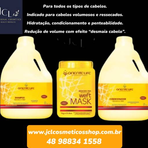 Hidratação para cabelos volumosos