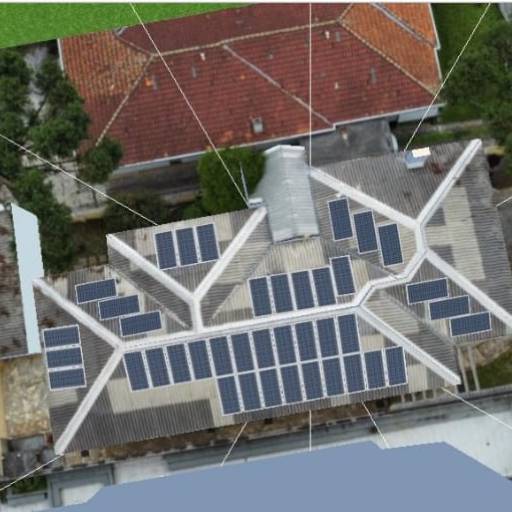 Modelagem em 3D de placa solar por EngeFlex - Engenharia e Soluções Técnicas em Energia Solar