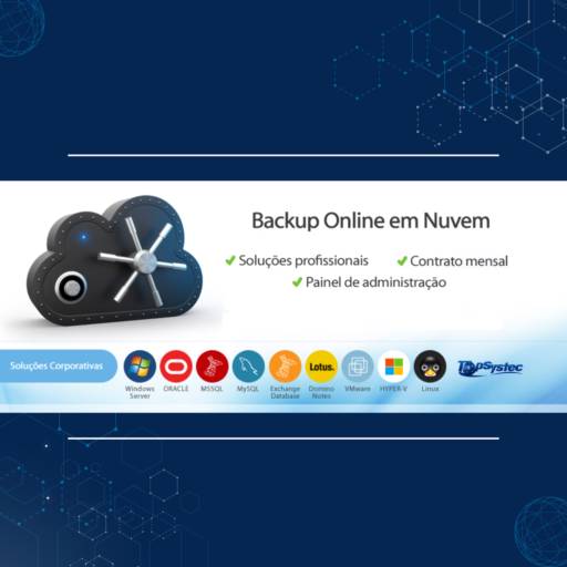 Comprar o produto de Backup em Nuvem  em Segurança e Monitoramento pela empresa TopSystec em Jundiaí, SP por Solutudo