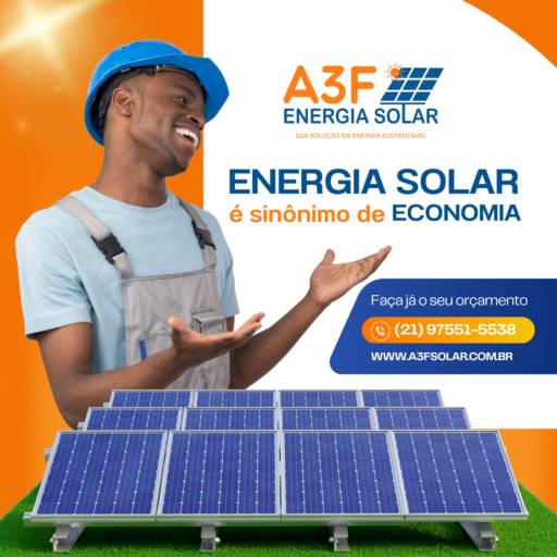 Comprar o produto de Usina Solar​​ em Energia Solar pela empresa A3F Energia Solar em Duque de Caxias, RJ por Solutudo