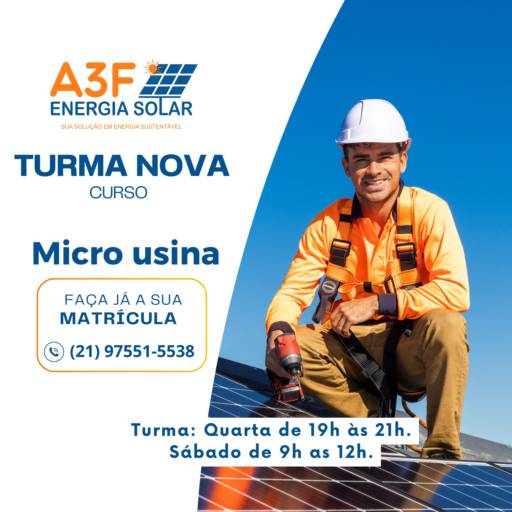 Comprar o produto de Energia solar fotovoltaica em Energia Solar pela empresa A3F Energia Solar em Duque de Caxias, RJ por Solutudo