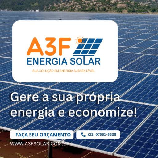 Comprar a oferta de Energia Solar​ em Duque de Caxias, RJ em Energia Solar pela empresa A3F Energia Solar em Duque de Caxias, RJ por Solutudo